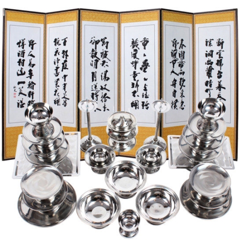 늘해랑 남원공방 스텐 제기 세트 27P (+6폭병풍)_이미지