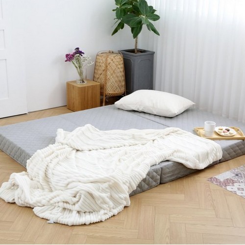 샤인그로스 3단 접이식 토퍼 매트리스 SS (15cm)_이미지