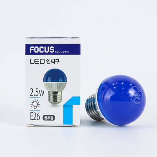 포커스 LED G45 인지구 청색 4W_이미지