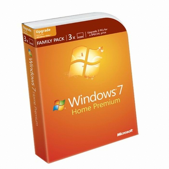 Microsoft Windows 7 Home Premium(Upgrade Family Pack)