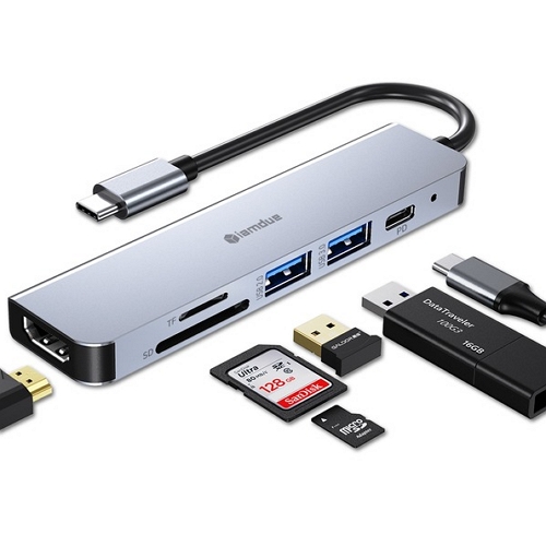아이엠듀 CUH606 (6포트/USB 3.0 Type C)