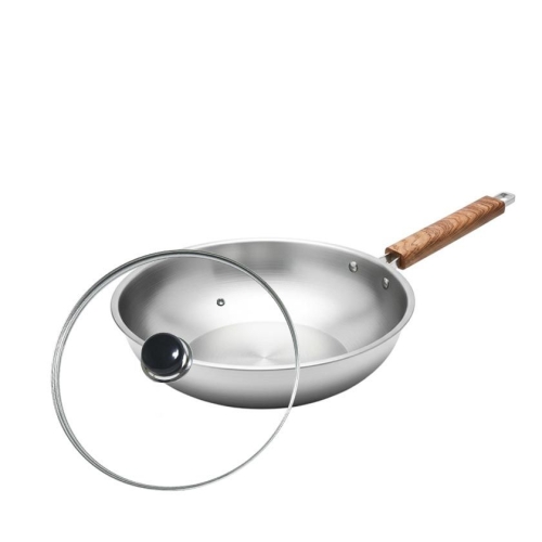 세신퀸센스 올렌 IH 스텐 궁중팬 (28cm+유리뚜껑)_이미지