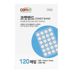 니코메디칼 코멧 하이드로콜로이드 스팟패치 일반형 120매이미지입니다. 누르면 해당 게시물로 새창이동합니다.