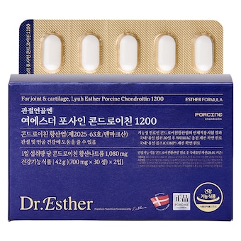 에스더포뮬러 여에스더 포사인 <b>콘드로이친</b> <b>1200</b> 60정
