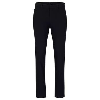  보스 남성 코튼 바지 블랙 Boss Mens Kaito Cotton Trousers Black 51436803 148277084