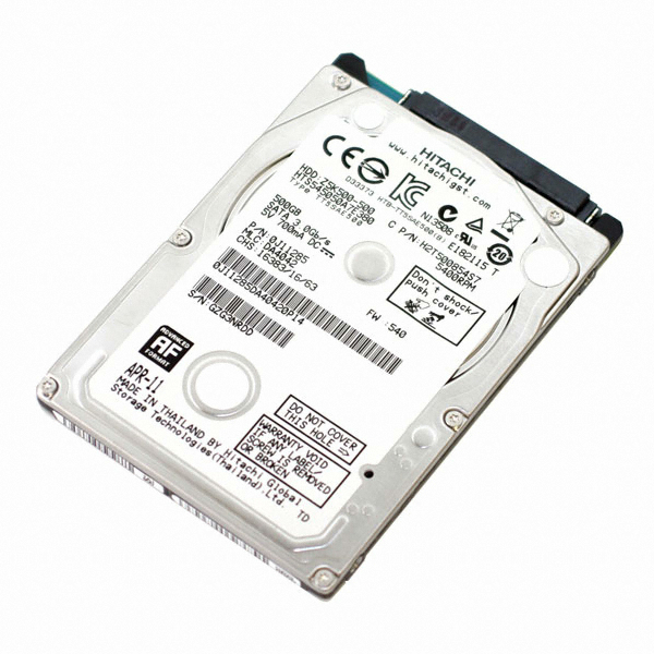 HGST Travelstar Z5K500 SATA2/5400/8M/노트북용 (HTS545050A7E380, 500GB)