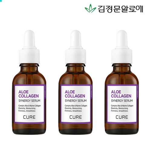 김정문알로에 큐어 콜라겐 시너지 세럼 30ml (3개)_이미지