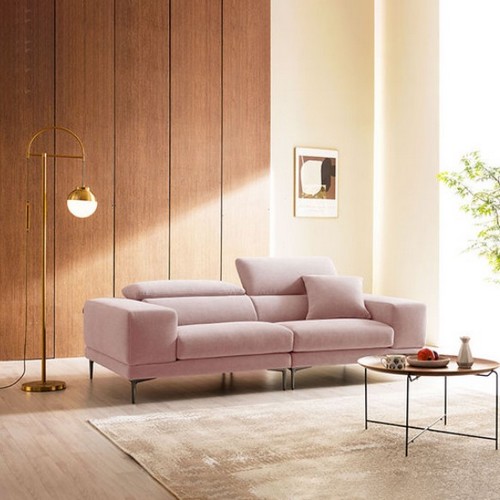  에싸 레노어 헤드기능 크라비츠 패브릭 소파 3인용 [스툴별도]