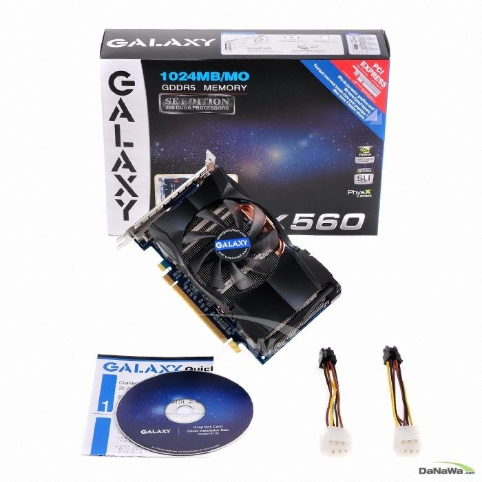 갤럭시 지포스 GTX560 SE SLIM D5 1GB_이미지
