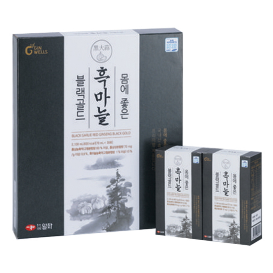 진웰스 몸에좋은 흑마늘 블랙골드 70ml 30포 (1개)_이미지