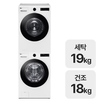 LG전자 트롬 오브제컬렉션 FG19WNR + RG18WN