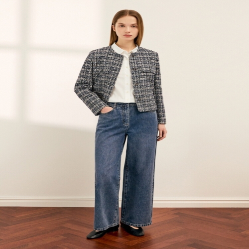 쉬즈미스 멀티 라운드넥 트위드 자켓_SWWJKQ12070_MU이미지입니다. 누르면 해당 게시물로 새창이동합니다.