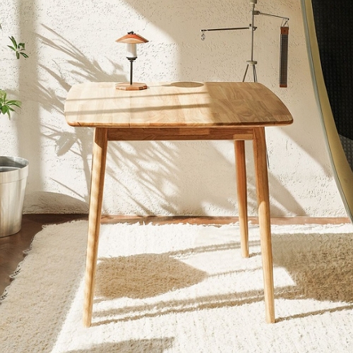 로든 고무나무 원목 식탁 800