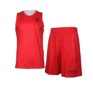 KELME 7252LB1023 리버시블 농구 유니폼 RedWhite