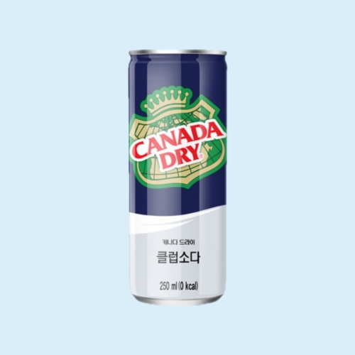 코카콜라음료 캐나다 드라이 클럽소다 250ml (15개)_이미지