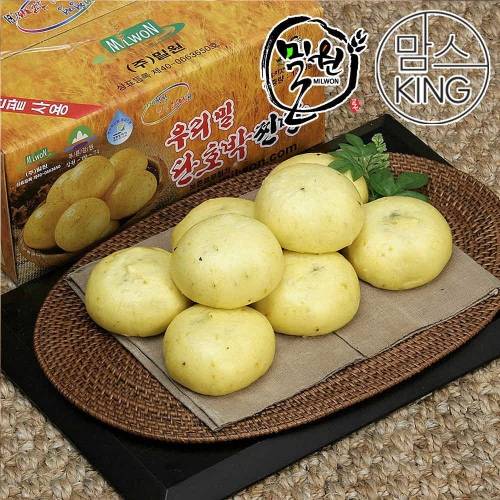 맘스킹  밀원본가 HACCP 안흥 우리밀찐빵 20개 1300g -국산팥