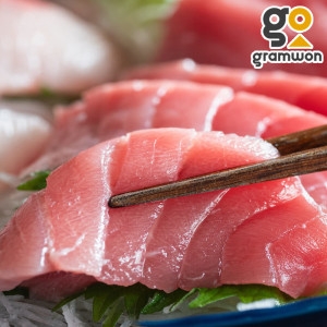 그램원 냉동참치 참치 회 눈다랑어 배도로 1kg