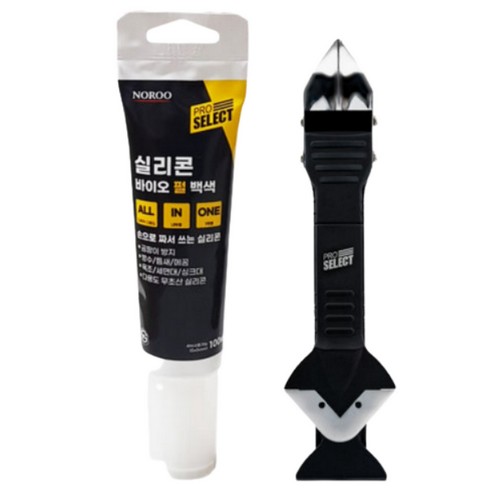노루페인트 프로셀렉트 실리콘 바이오 펄 100ml + 실리콘 스크래퍼 헤라