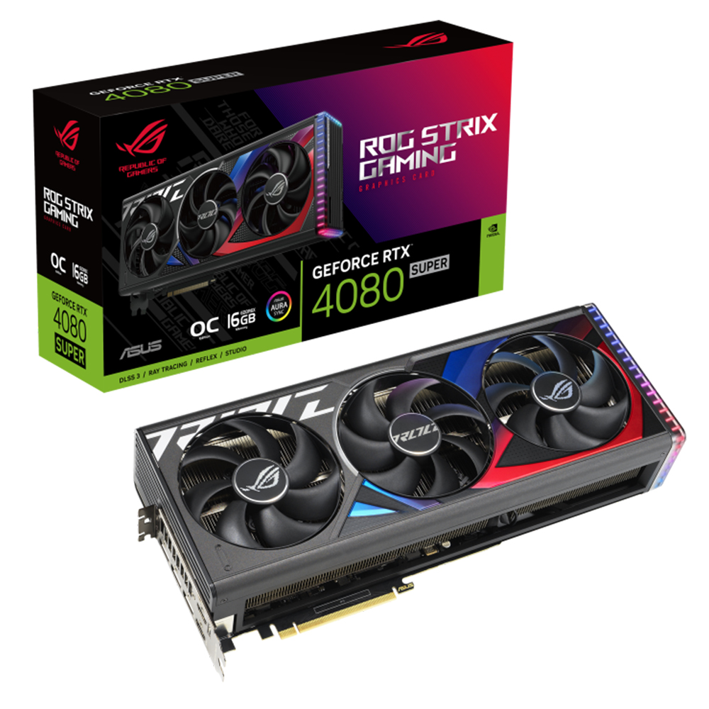 ASUS ROG STRIX 지포스 RTX 4080 SUPER O16G GAMING OC D6X 16GB 인텍앤컴퍼니