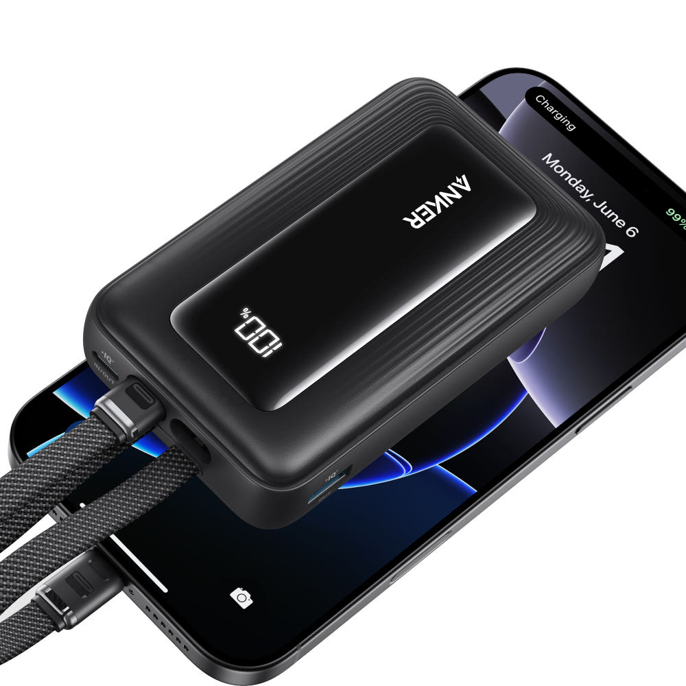 ANKER 45W 졸로 보조배터리 C타입 케이블 일체형 A110M 20000mAh_이미지