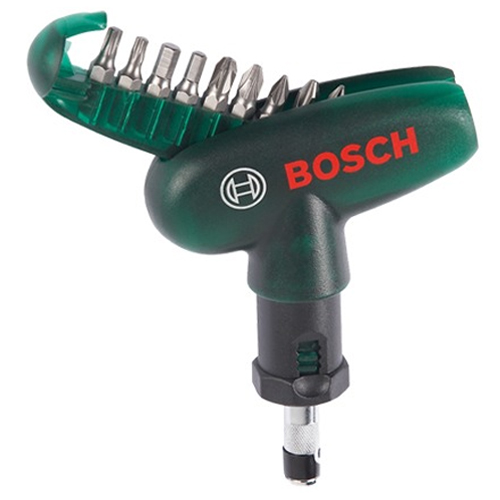 보쉬 스크류 T라쳇 드라이버 세트 (10pcs)