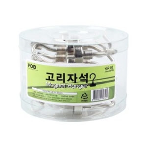 포비 고리자석 걸이형 자석 GR-02 20mm x 37mm 20개입