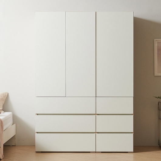 BIF보루네오  마르체 이안 싱글장 서랍 옷장세트 1300