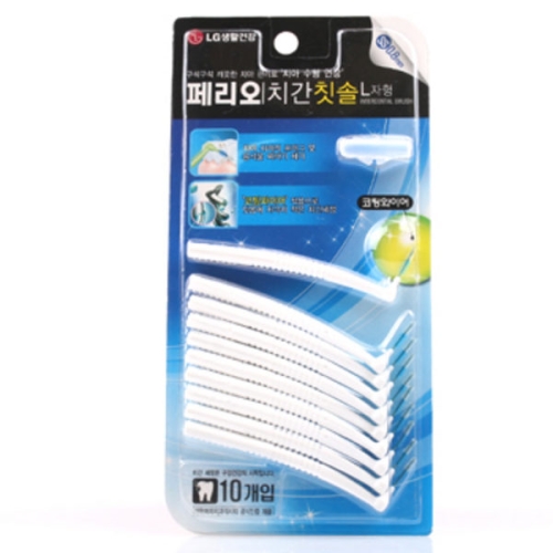 페리오 L자형 치간칫솔 SS 10개입
