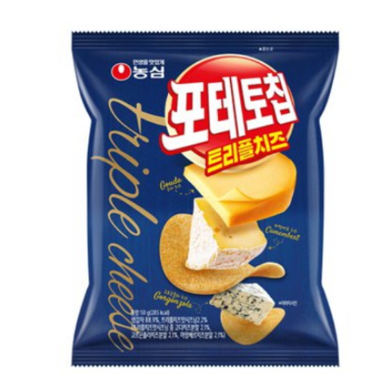 포테토칩 트리플치즈 50g