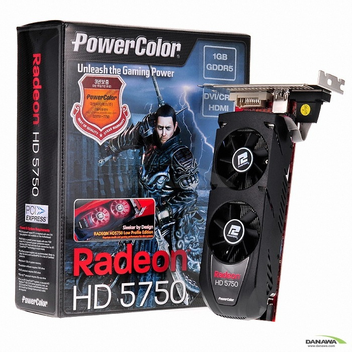 PowerColor 라데온 HD 5750 D5 1GB LP 대원_이미지
