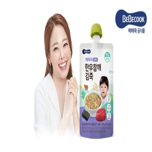 베베쿡 한우참깨 김죽 100g (1개)_이미지