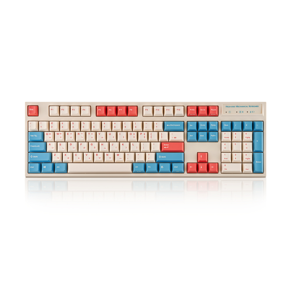레오폴드 FC900RBT MX2A 코랄 블루 한글 (저소음 적축)_이미지