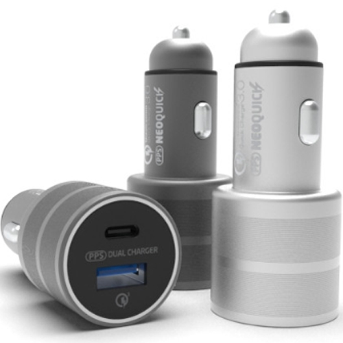 USB PD PPS QC3.0 차량용 듀얼 초고속 충전기 CP410