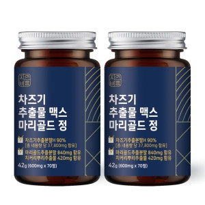 자연바름 차즈기 추출물 600mg 70정 눈 루테올린 2개_이미지