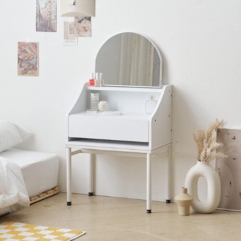 데코레시피 C7313 좌식 서랍 거울 화장대 500