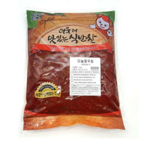 반찬단지 마늘쫑무침 4kg (1개)