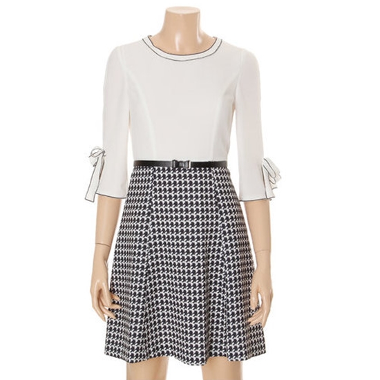 케네스레이디 지도리 체크 원피스 EWOPGH06_이미지