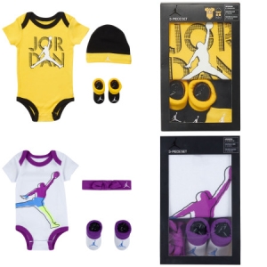  나이키 조던 베이비세트 출산선물 3피스 퍼플 옐로우 2종 482G721T 457G100