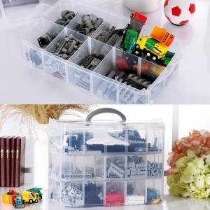 [불명] 휴대용 3단 다용도 멀티박스 대형 다용도정리함 화장 이시각  가장 핫한 신상_이미지