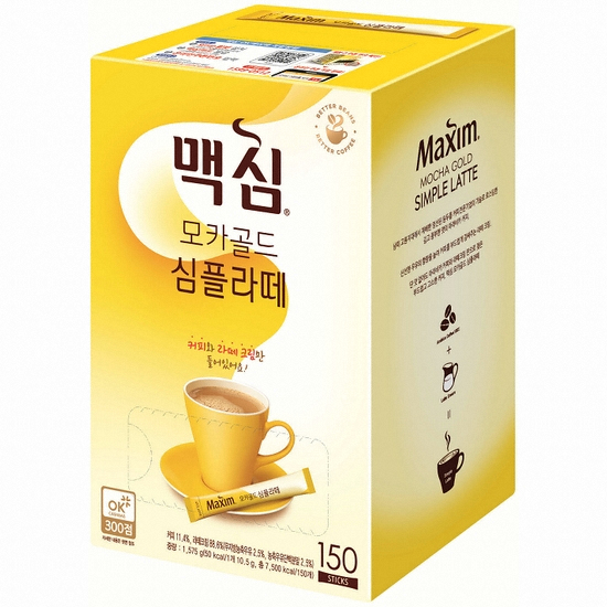 동서식품 맥심 모카골드 심플라떼 150T (4개)_이미지