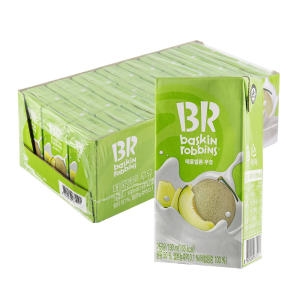 비알코리아 베스킨라빈스 메롱멜론 우유 190ml (24개)