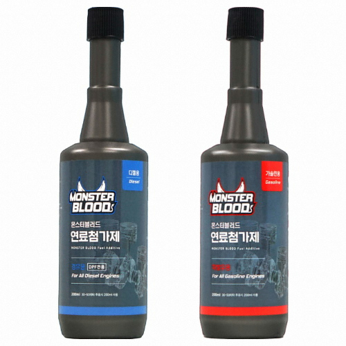 스마트온커뮤니케이션 몬스터블러드 연료 첨가제 200ml 2개 세트 (휘발유+경유)