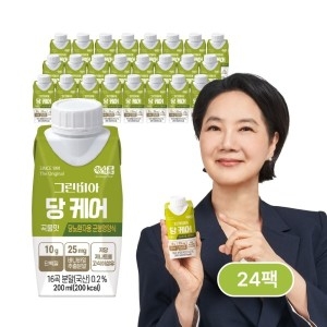정식품 그린비아 당 케어 곡물맛 200ml (24개)