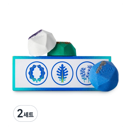 러쉬 시원한 차 한잔의 휴식 입욕파우더 40g x 3종 기프트 선물세트 (2세트)