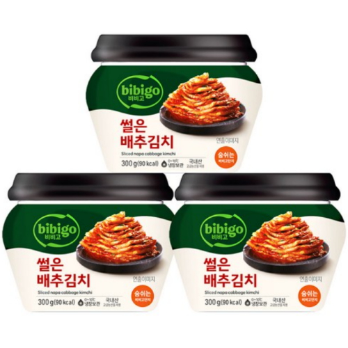 비비고 썰은 배추김치 300g (3개)_이미지