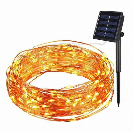 LED 태양광 와이어 트리전구 100구