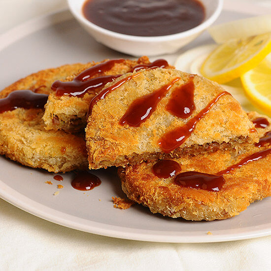 러빙헛 콩과 현미로 만든 식물성 비건 쌀까스 240g (1개)