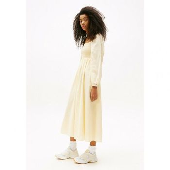 Ÿ�����ǰ� VOILE SQUARE Day dress custard cream 7506789