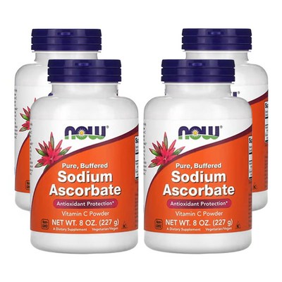 나우푸드 아스코르브산 나트륨 분말 227g (4개)