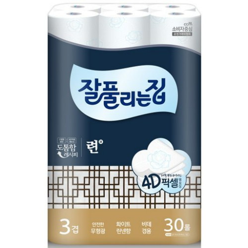 잘풀리는집 련 30m (30롤) (3팩)_이미지